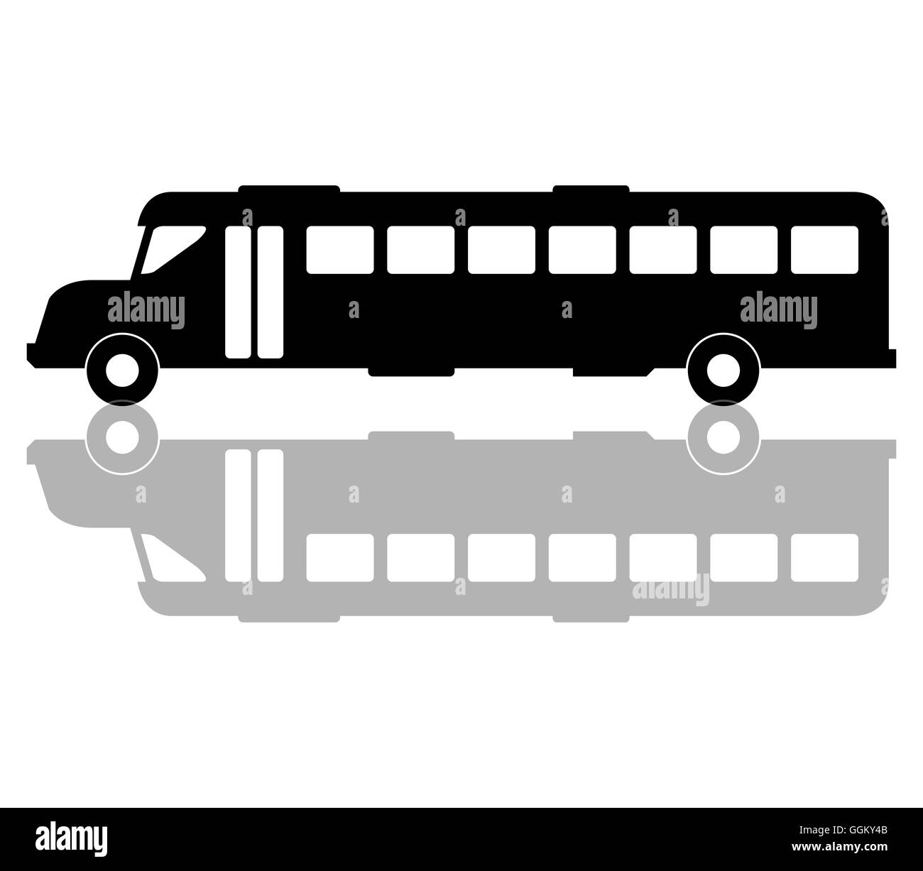 Yellow school bus Black and White Stock Photos & Images - Alamy
