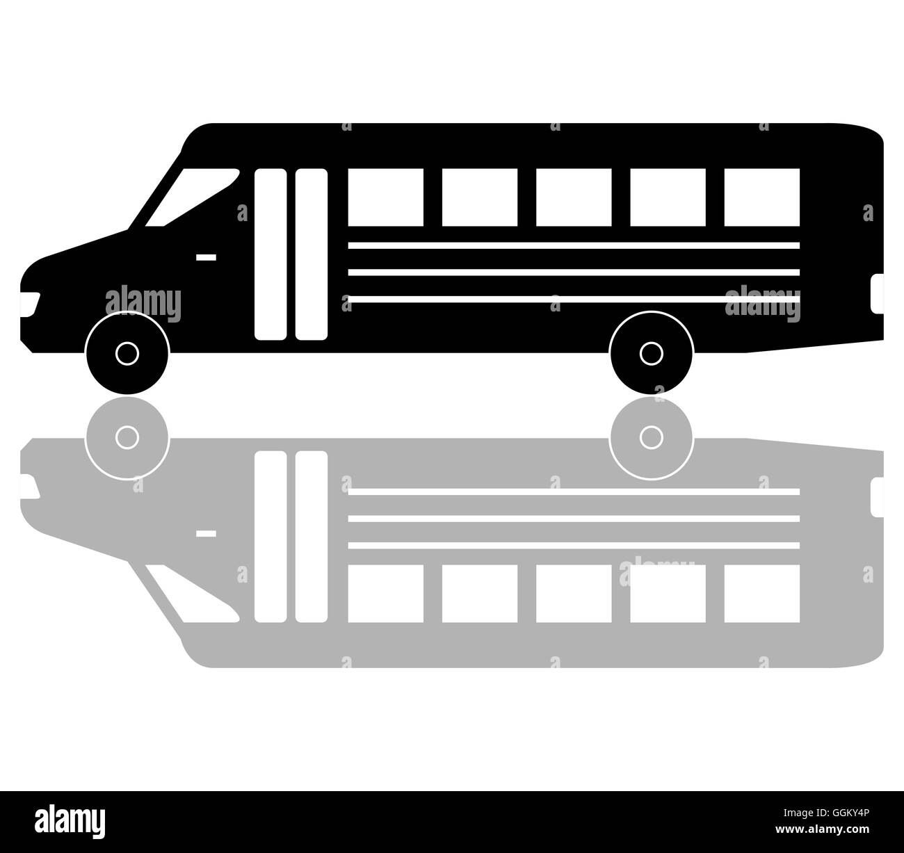 Empty school bus Black and White Stock Photos & Images - Alamy