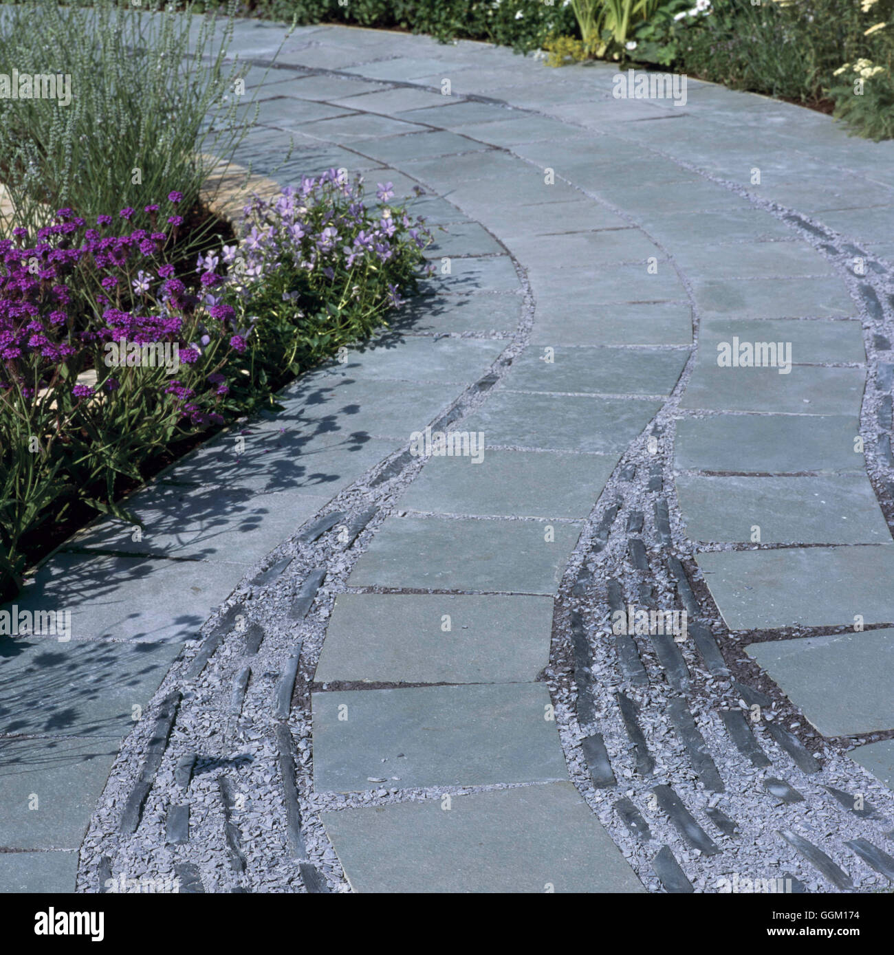 Path - of limestone (Please credit: Photos Hort/ May & Watts Garden ...