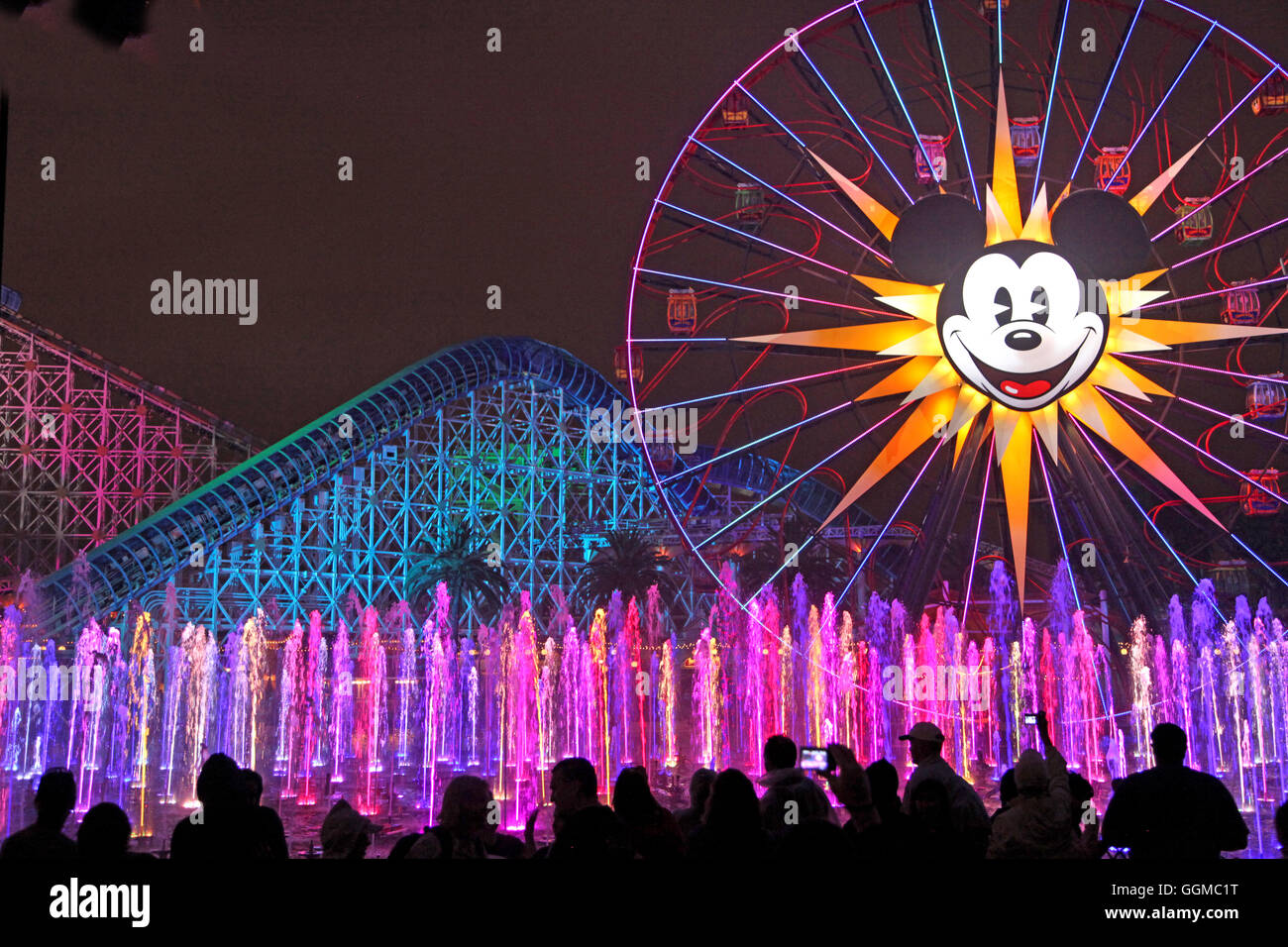 Anaheim, California, USA. September 20th, 2010. World of Color in Disney's California Adventure, Disneyland. Stock Photo