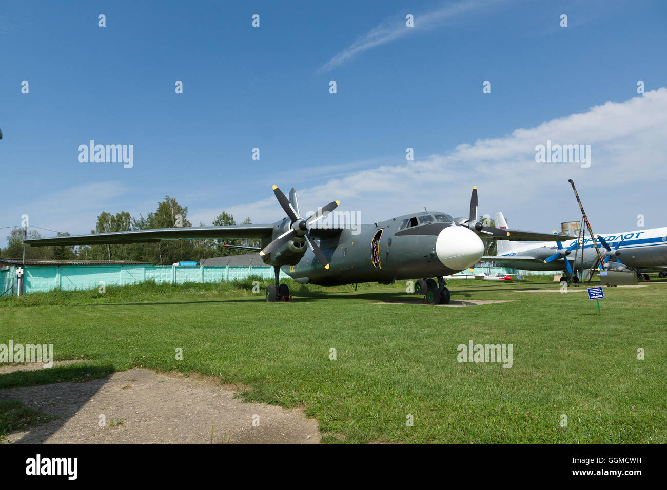 Minsk, Belarus - July 17, 2016: aviation technology museum in the open air in the city of Minsk. Stock Photo