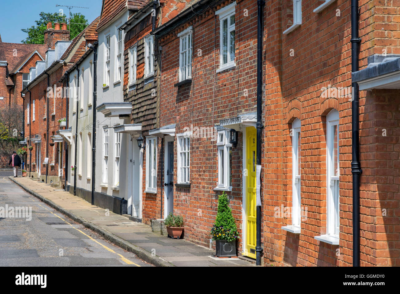 The streets and lanes of Farnham in Surrey Stock Photo Alamy