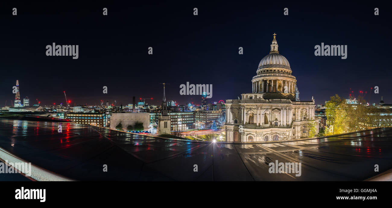 St Paul's Cathedral seen from One New Change, London, United Kingdom Stock Photo