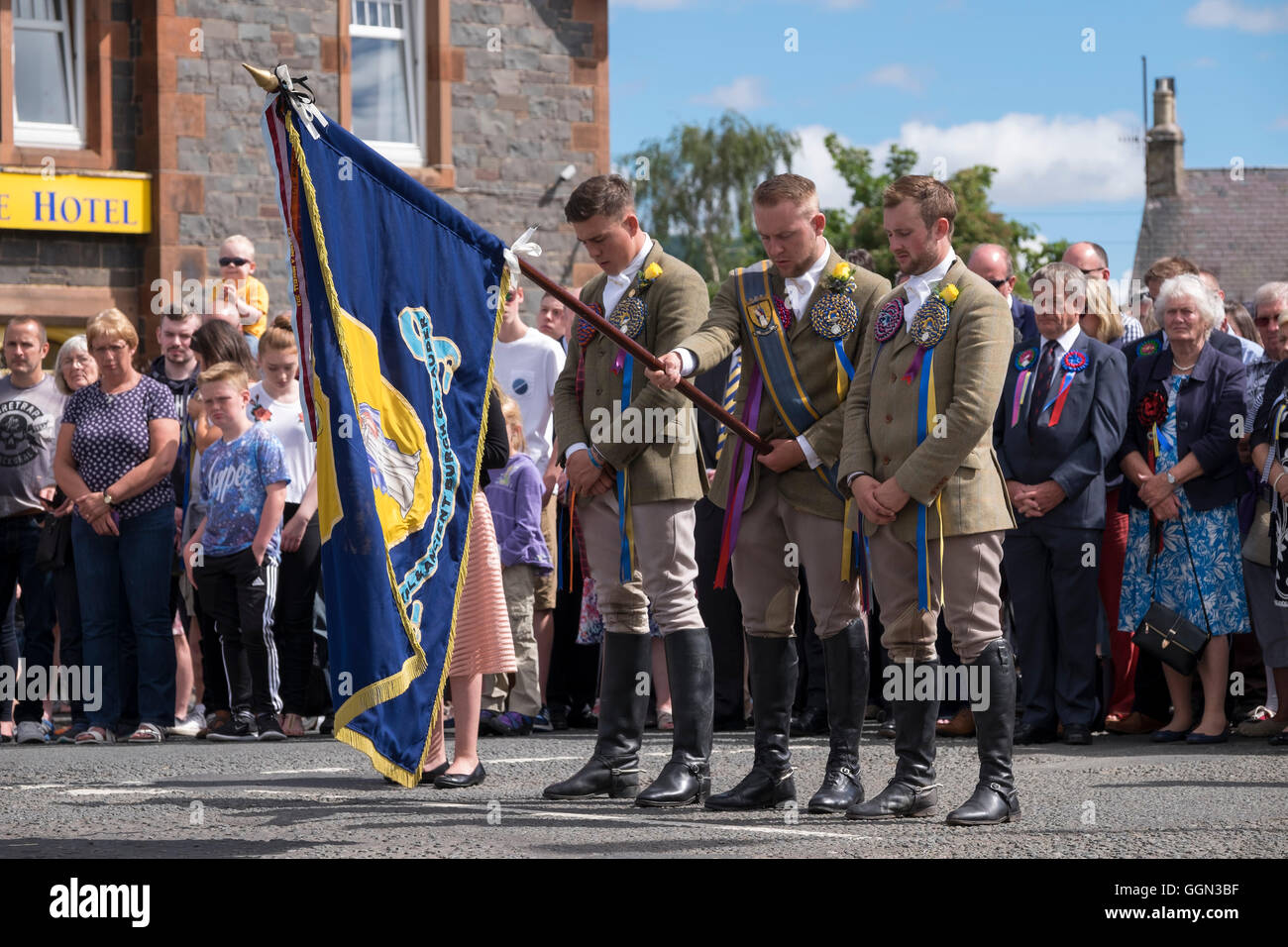 Lauder, Lauder, UK. 06.Aug.2016. Lauder Common Riding 2016 Greg Scott ...