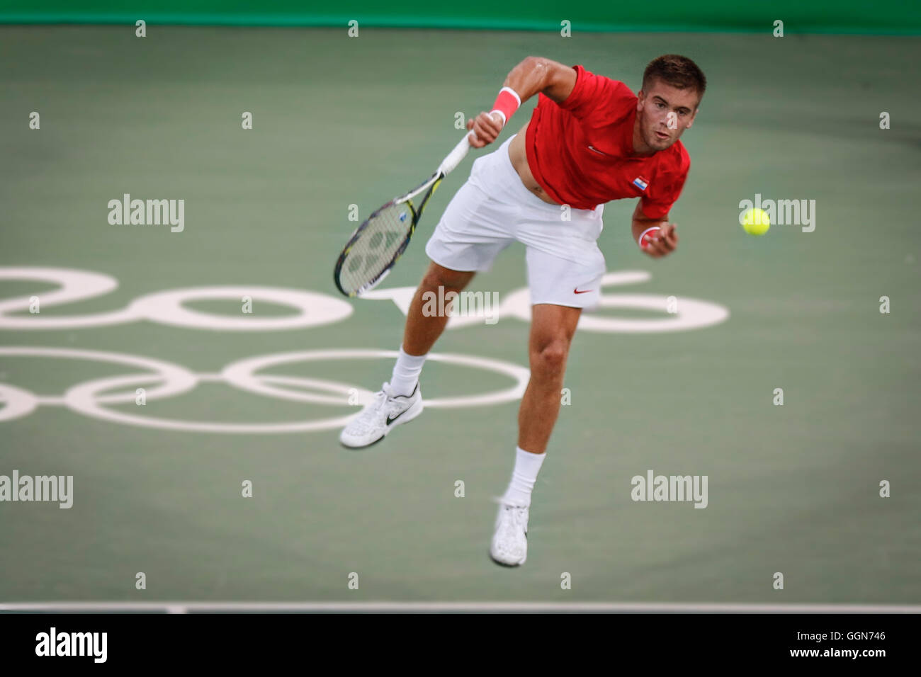 Gille Rio Rio de Janeiro, Brazil. 6th Aug, 2016. 2016 TENNIS OLYMPICS - SIMON ...