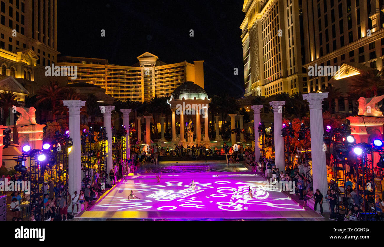 Guest at the Garden of the Gods Pool Oasis at Caesars Palace in Las Vegas  on Tuesday, July 4, 2017. Richard Brian Las Vegas Review-Journal  @vegasphotograph