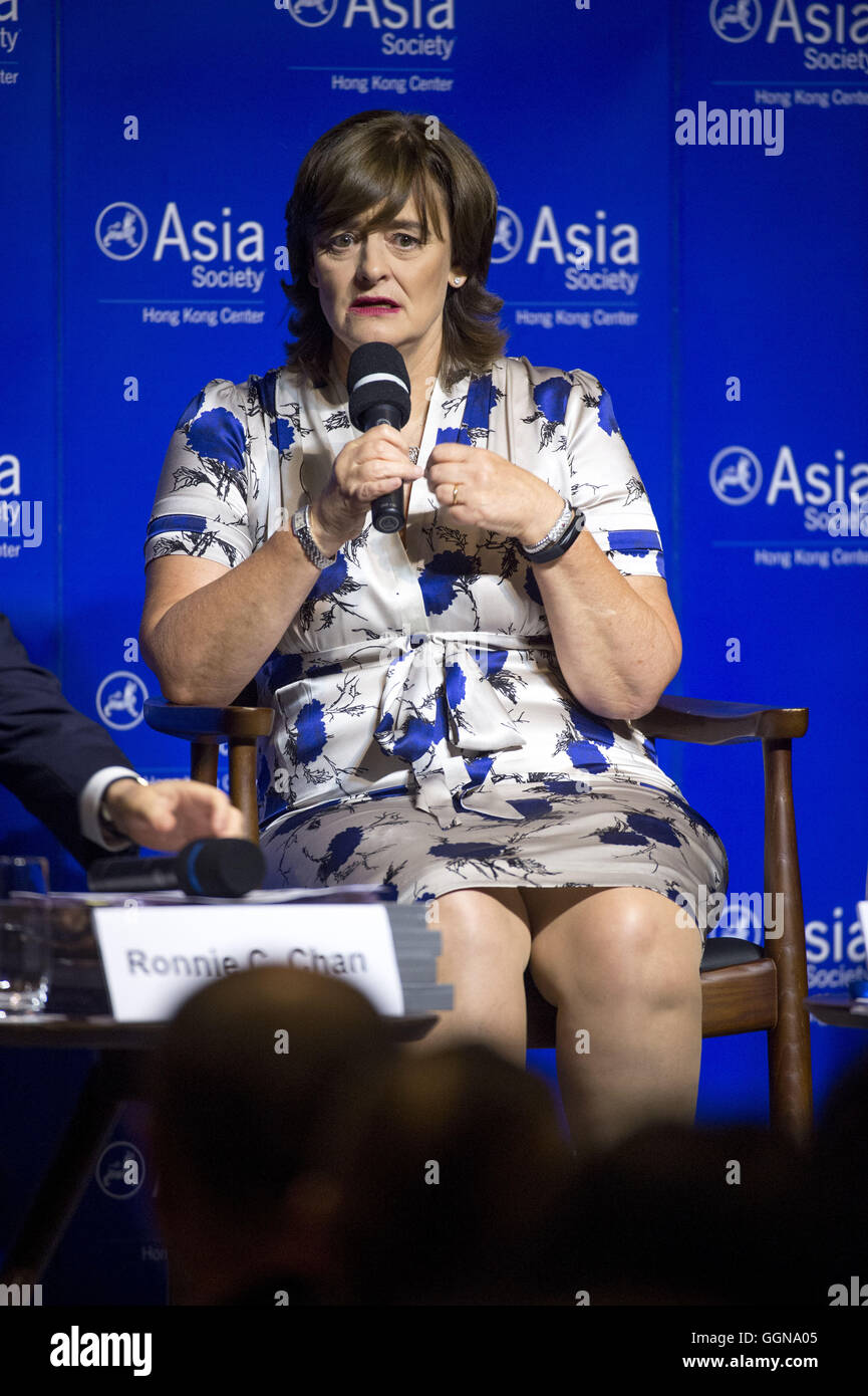 Hong Kong, Hong Kong S.A.R, China. 31st Aug, 2015. Cherie Blair joins the panel at the Asia Society Hong Kong Centre panel discussion- ''For lasting change: Women's education and empowerment. © Jayne Russell/ZUMA Wire/Alamy Live News Stock Photo