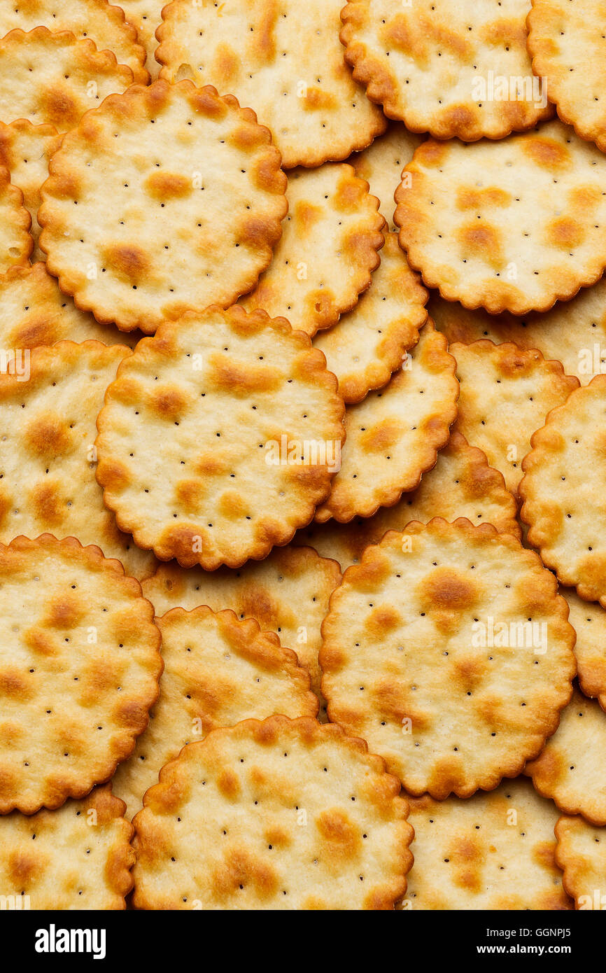 Pile of crackers Stock Photo Alamy