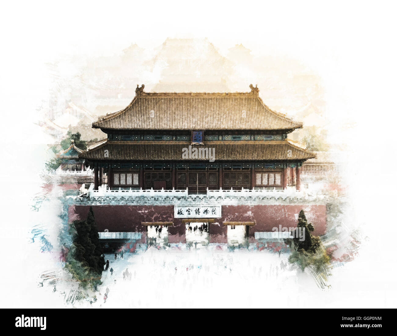 Forbidden City Beijing Cut Out Stock Images Pictures Alamy