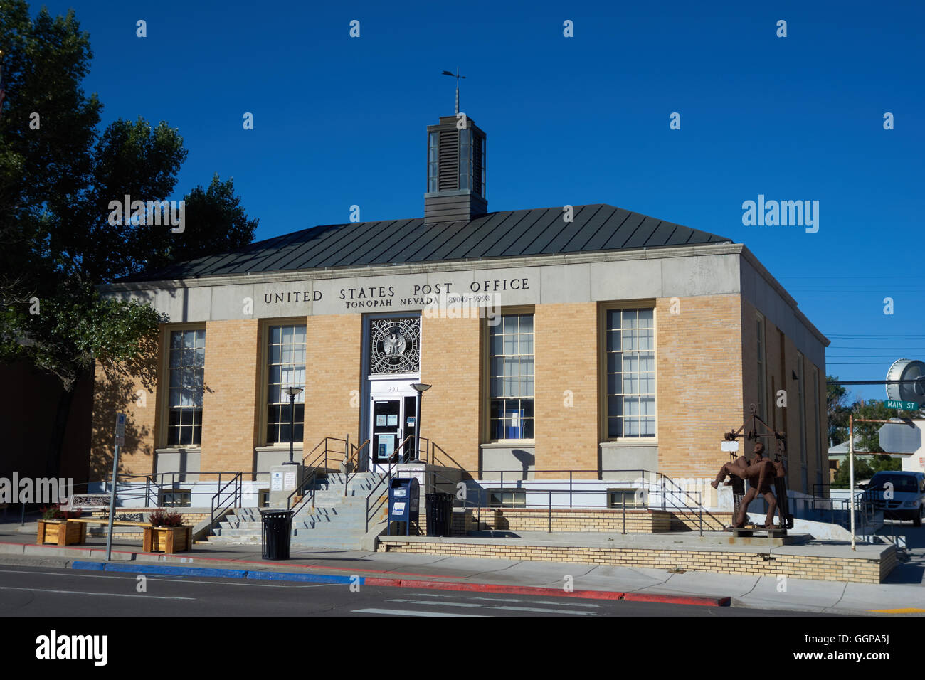 The Post Office. Tonopah. Nevada. USA Stock Photo Alamy
