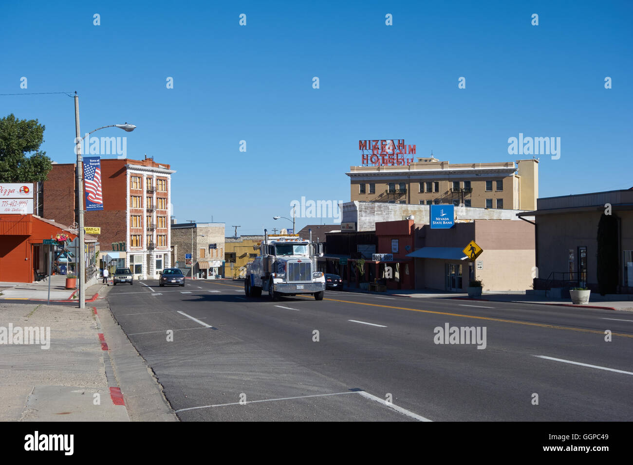 The town of Tonopah. Nevada. USA Stock Photo Alamy