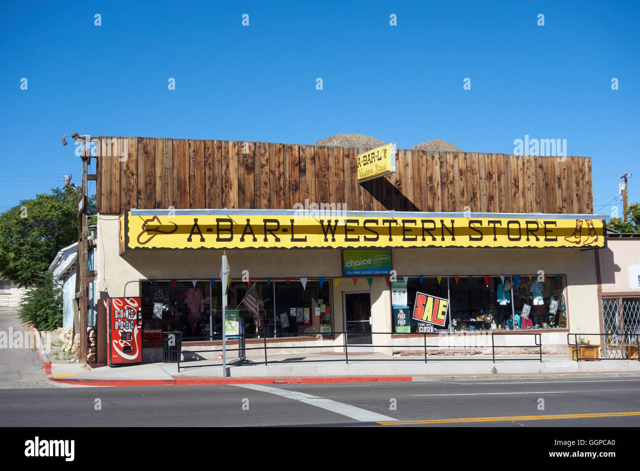 Shop at roadside. Tonopah. Nevada. USA Stock Photo Alamy