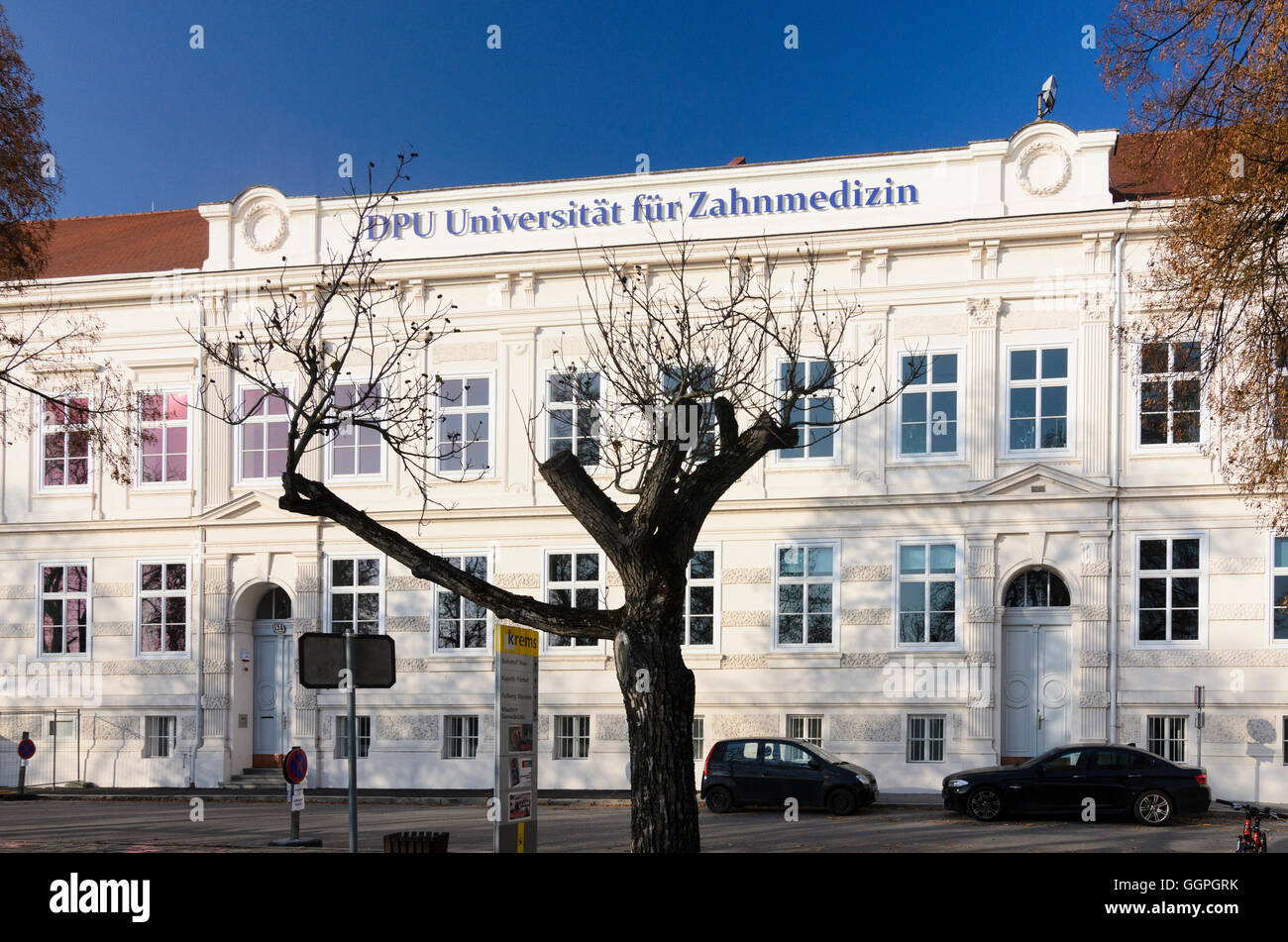 Krems an der Donau: University of Dentistry, Austria, Niederösterreich, Lower Austria, Wachau Stock Photo