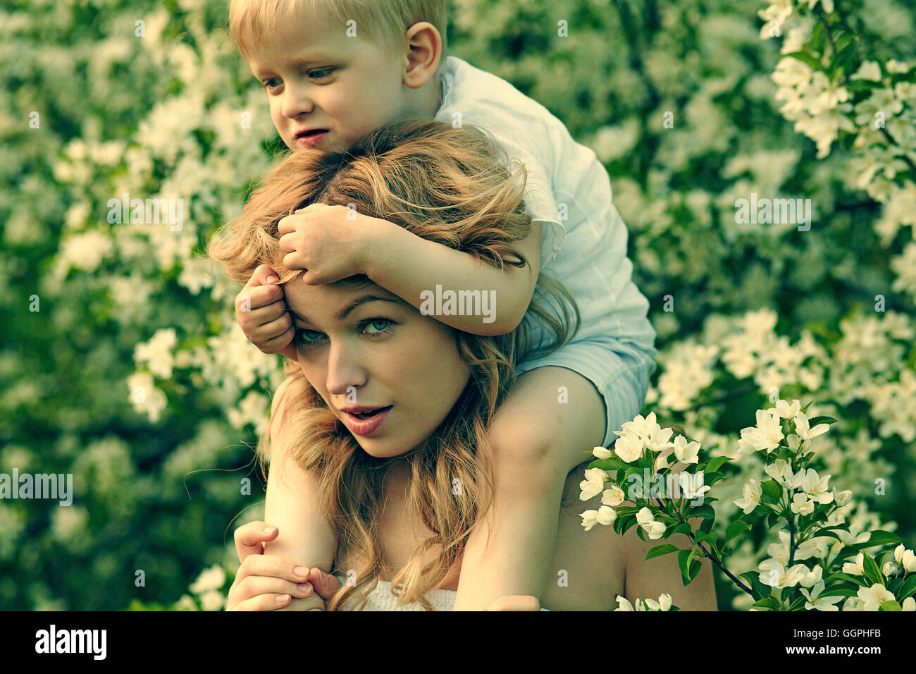 Russia mother son hi-res stock photography and images - Alamy
