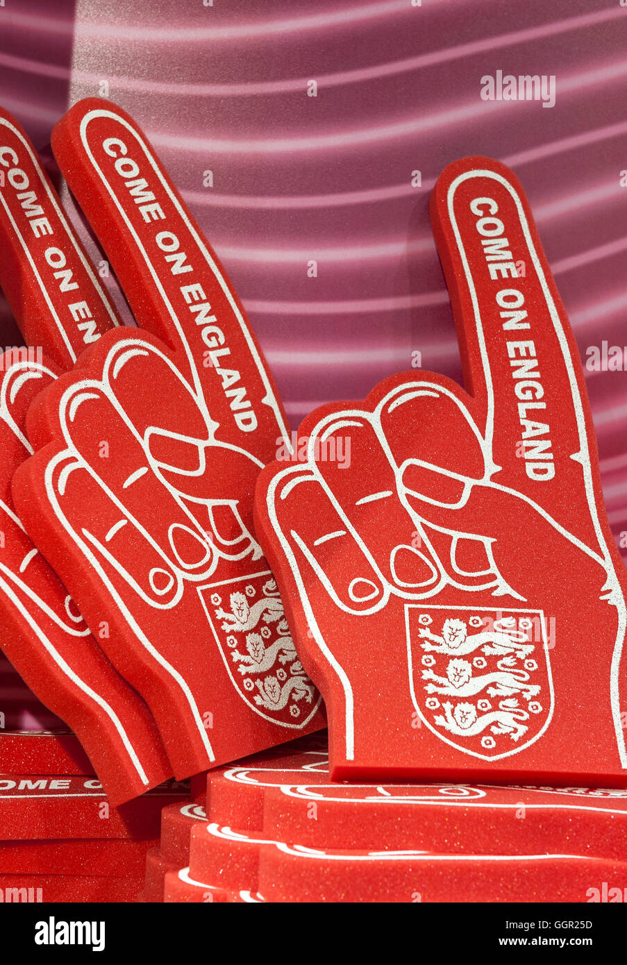 Fans accessories in Wembley London Stock Photo Alamy