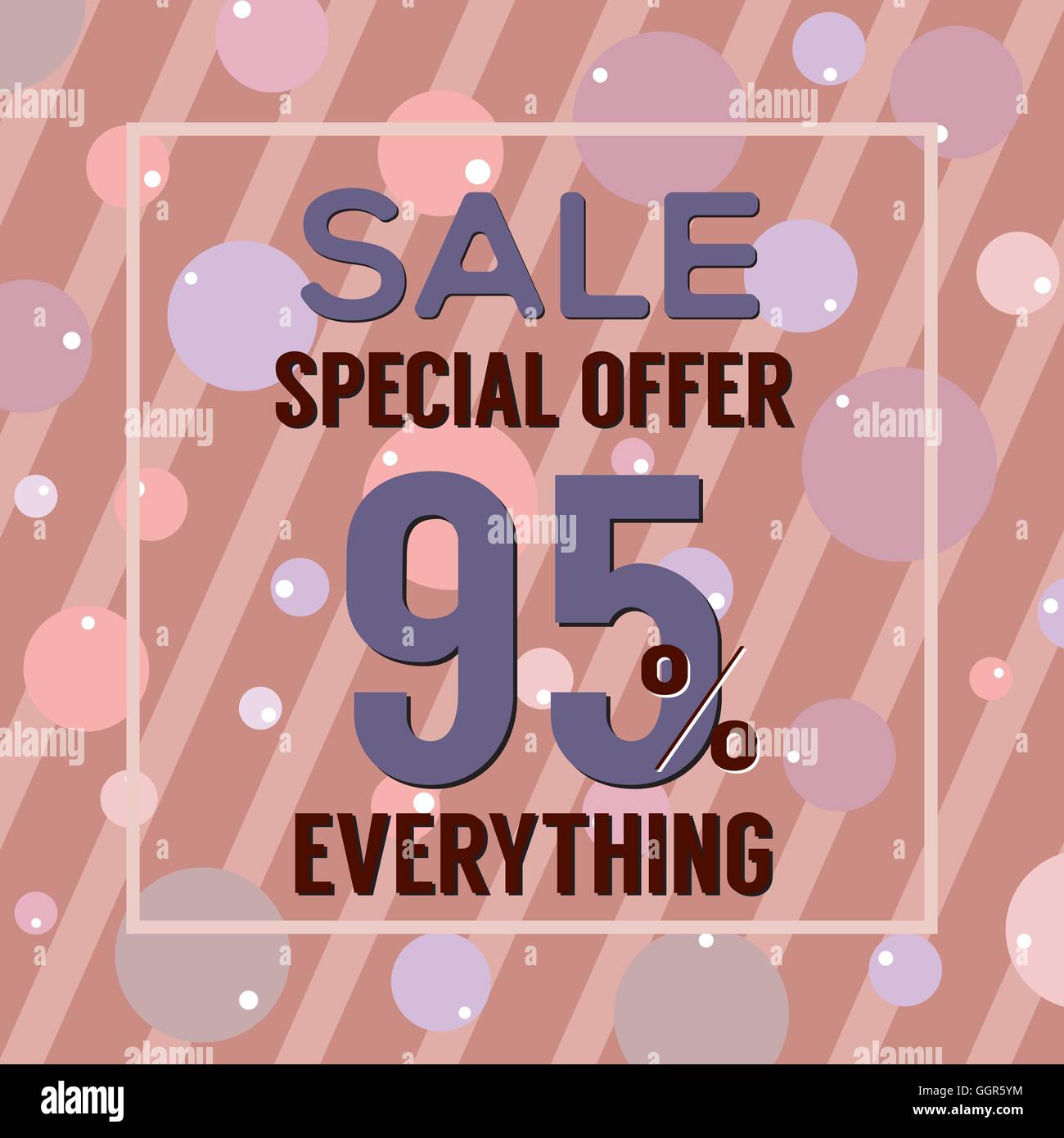 Special Offer 95 Percent On Dark Pink Bubbles And Stripes Vector ...