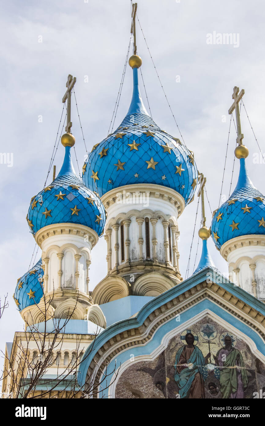 Russian orthodox church in Buenos Aires, Argentina Stock Photo
