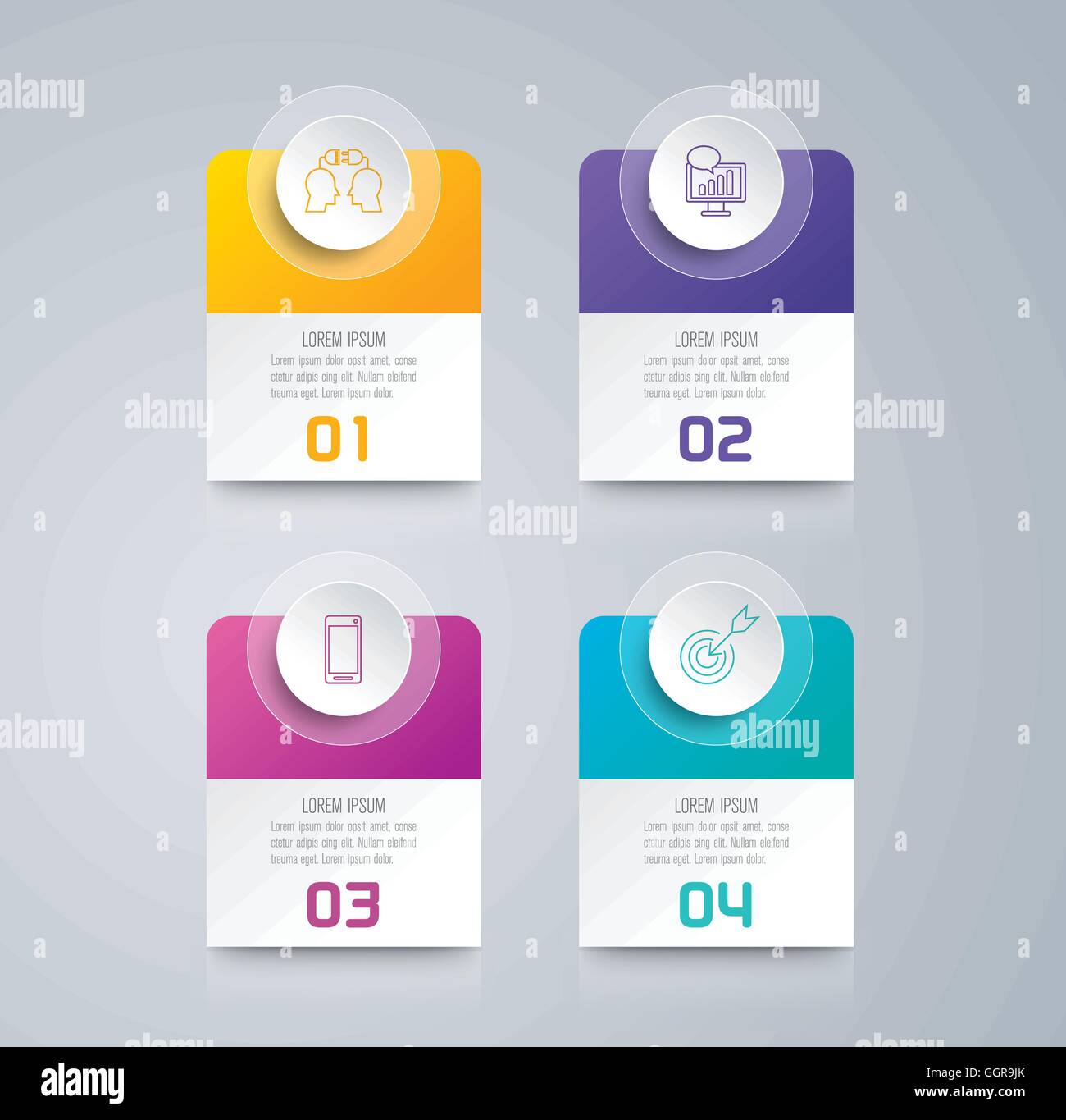 Infographics template vector illustration and business icons Stock ...
