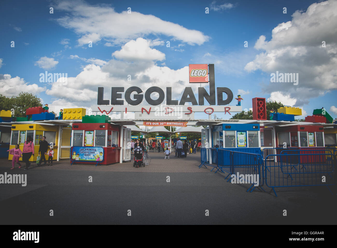 Main Entrance of Windsor Legoland, England Stock Photo - Alamy