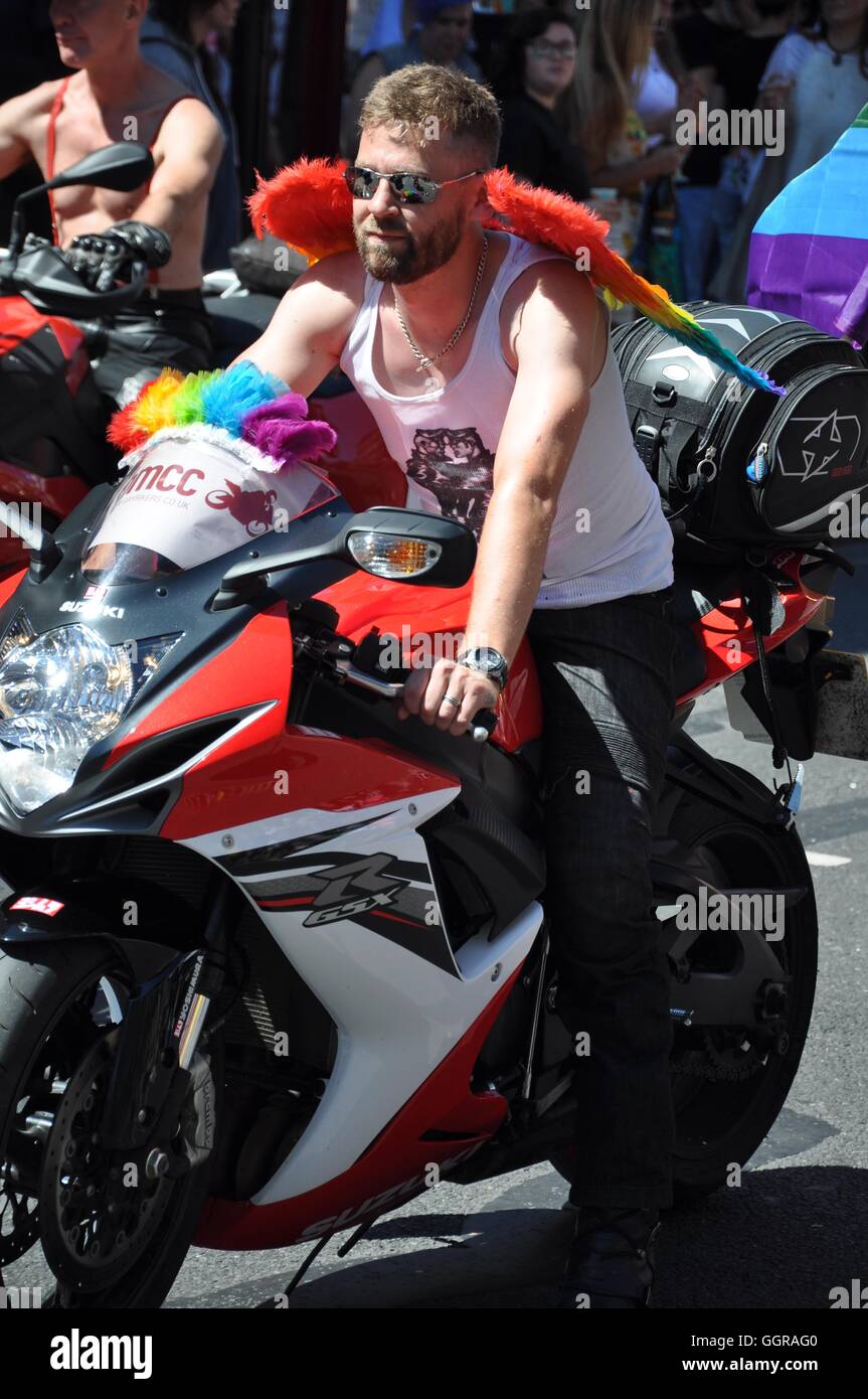 Brighton Pride 2016 parade Stock Photo