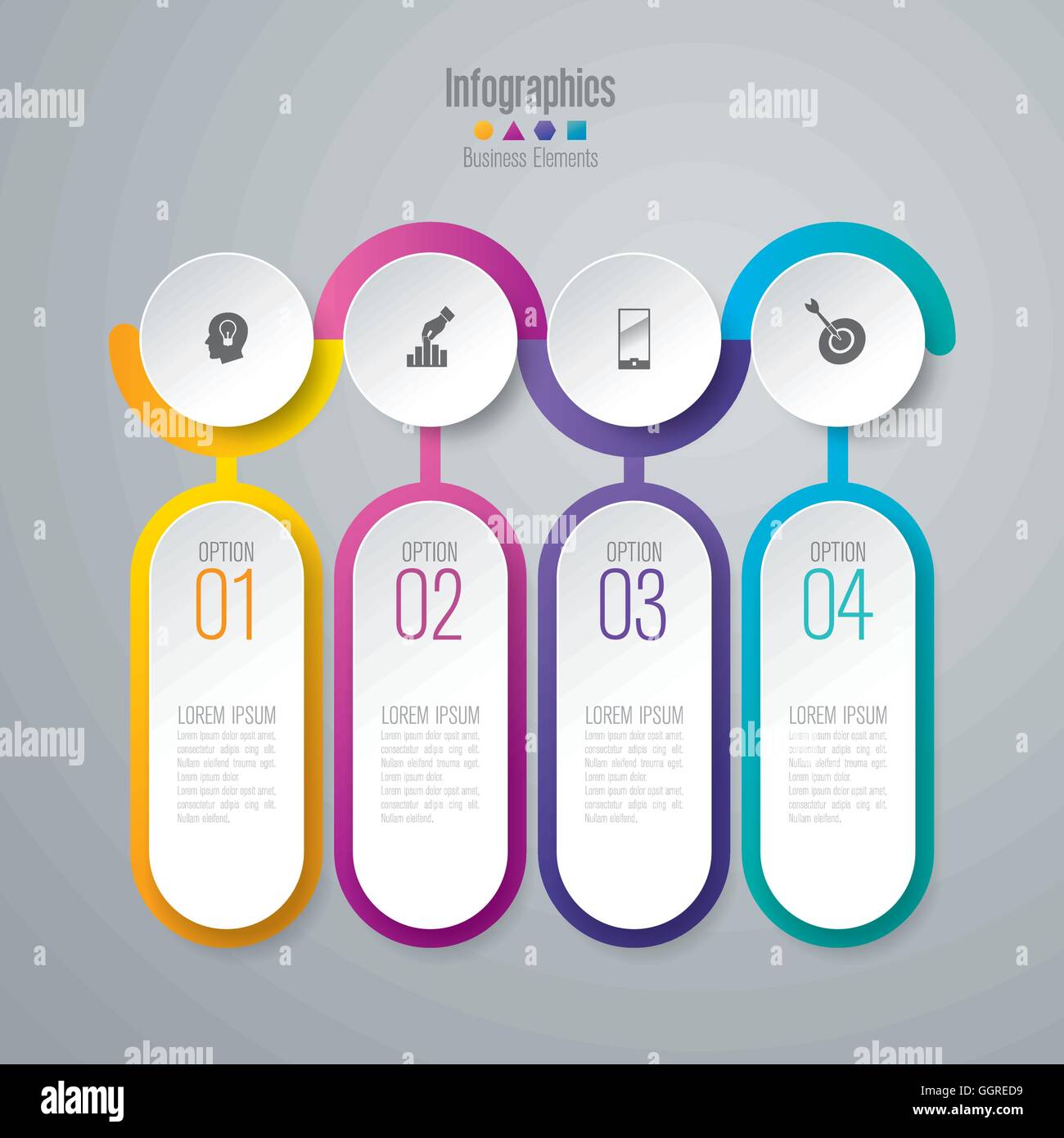 Infographics template vector illustration and business icons Stock ...