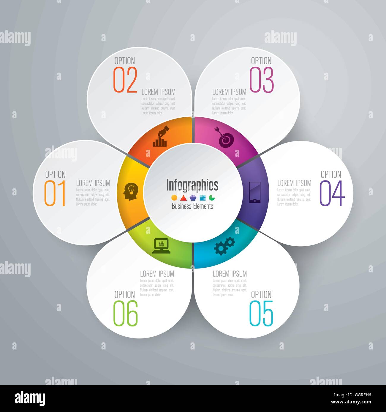 Infographics template vector illustration and business icons Stock ...