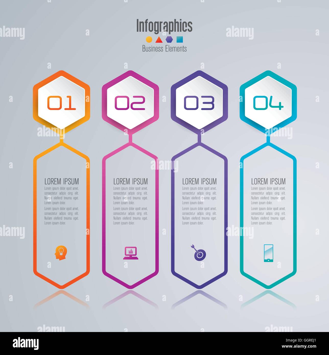Infographics template vector illustration and business icons Stock ...
