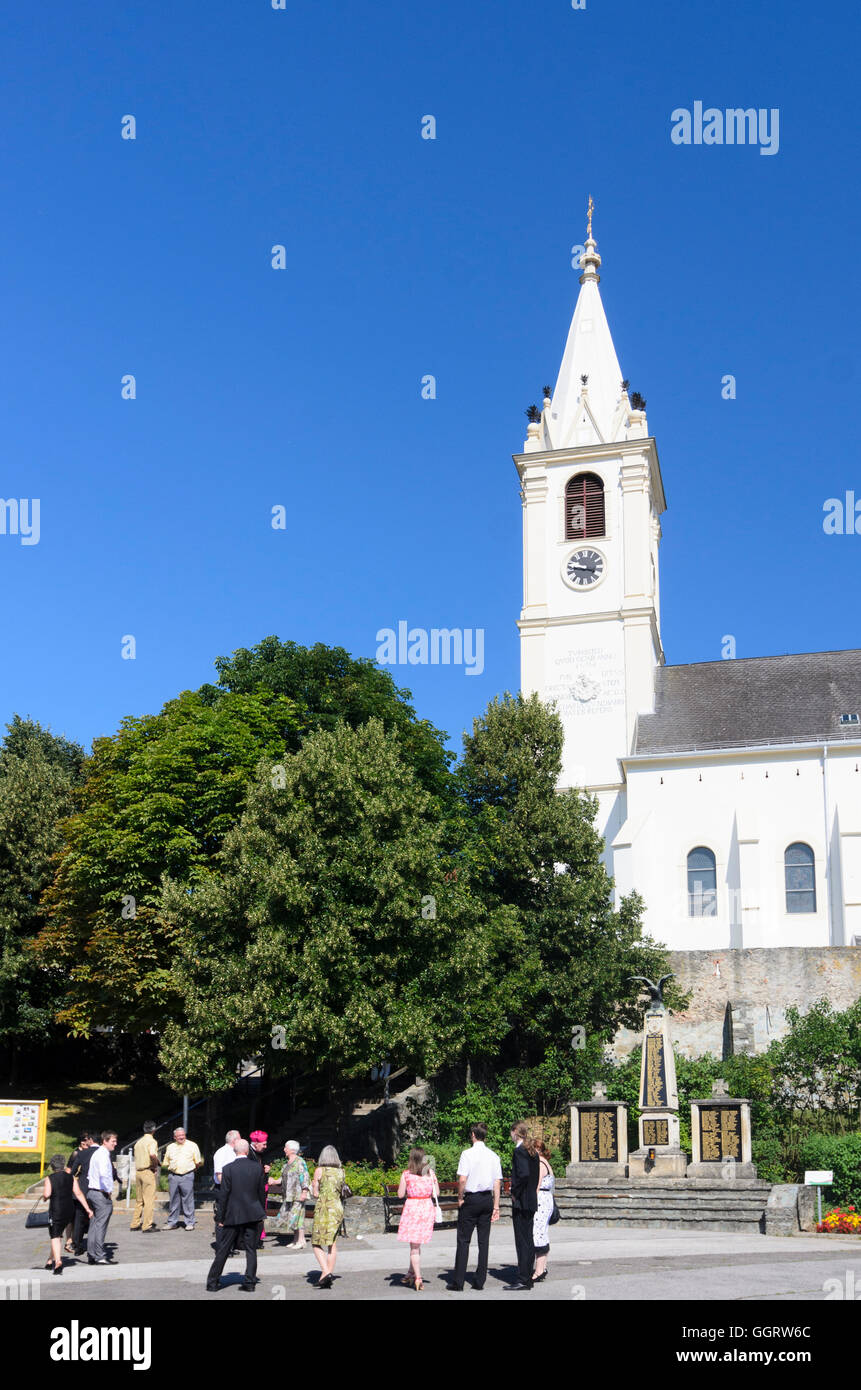 Marz: church Mariae coronation, Austria, Burgenland, Stock Photo