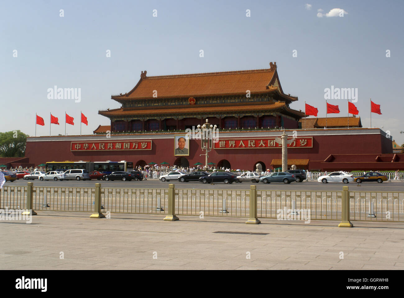 Front facade of the Forbidden City in Beijing - China Stock Photo - Alamy