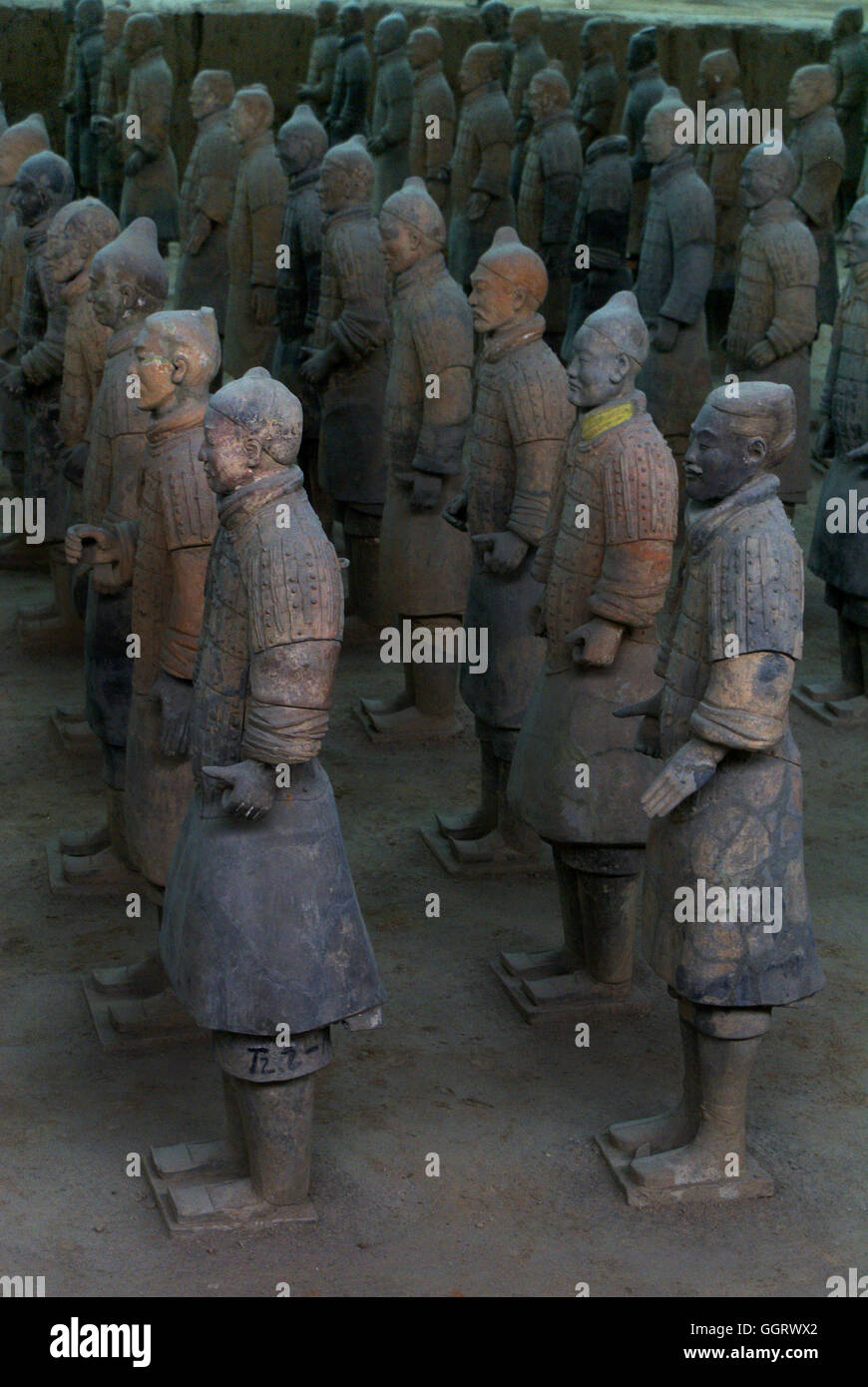 The Terracotta Army Is Sculptures Of Depicting The Army Of Qin Shi Huang The First Emperor Of