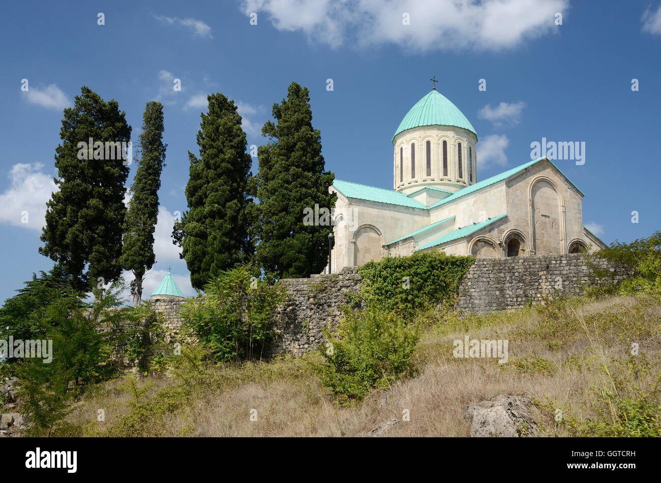 Kutaisi or Bagrati Cathedral  -  is the 11th-century church in Imereti (unesco heritage) Stock Photo