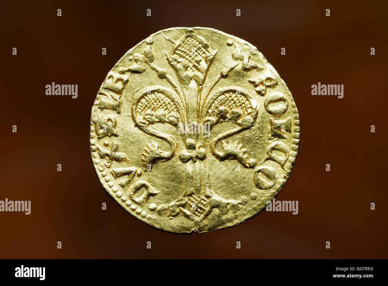floren, bolko two, old, historical, swidnica, collections, numismatic, old, swidnica, Silesia, Poland, Stock Photo