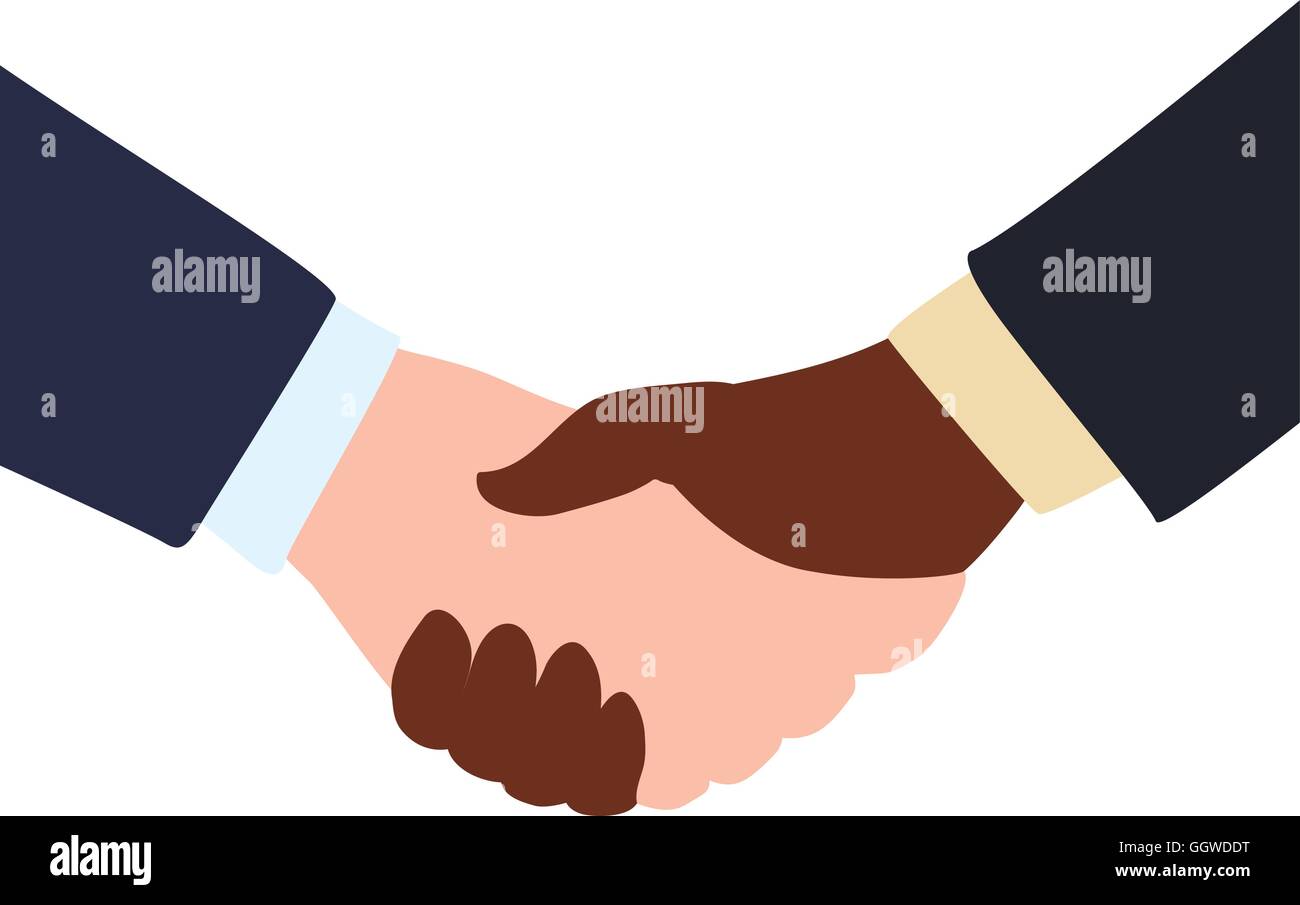 deal hand shake gesture business icon. Vector graphic Stock Vector ...
