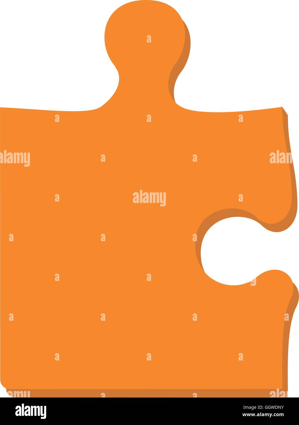 puzzle game piece part jigsaw icon. Vector graphic Stock Vector Image ...
