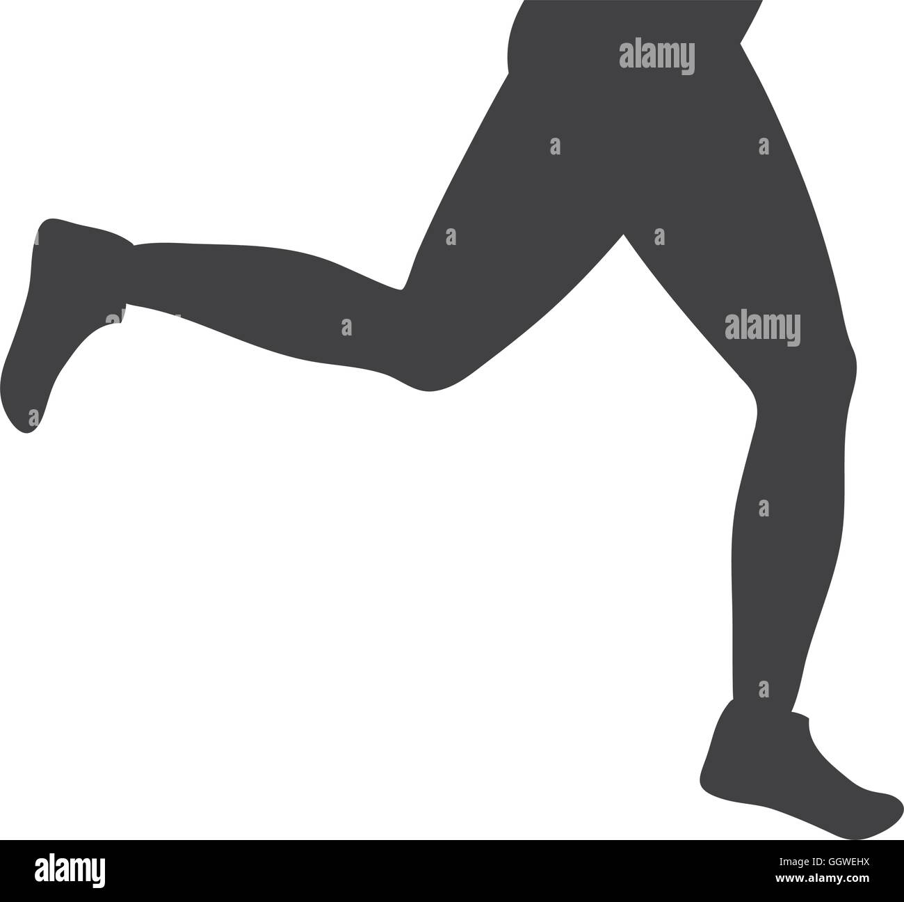Bodybuilder legs Stock Vector Images - Alamy