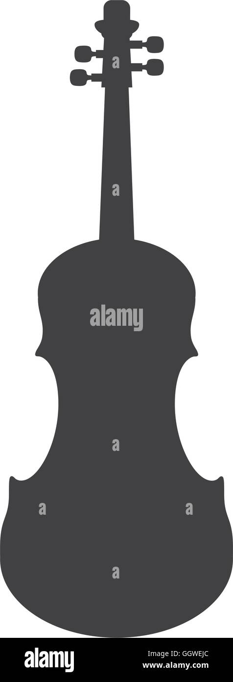 cello instrument music sound icon. Vector graphic Stock Vector Image ...
