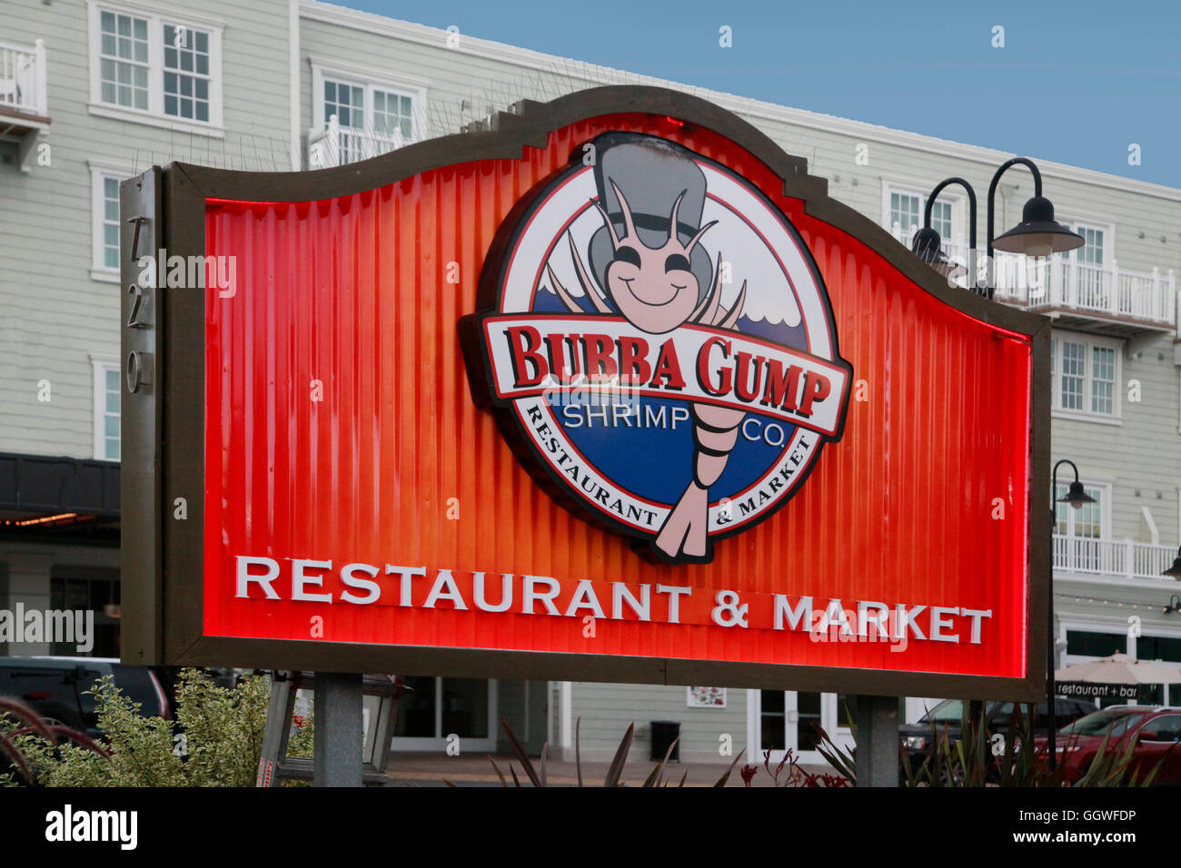 BUBBA GUMP SHRIMP COMPANY restaurant on CANNERY ROW MONTEREY