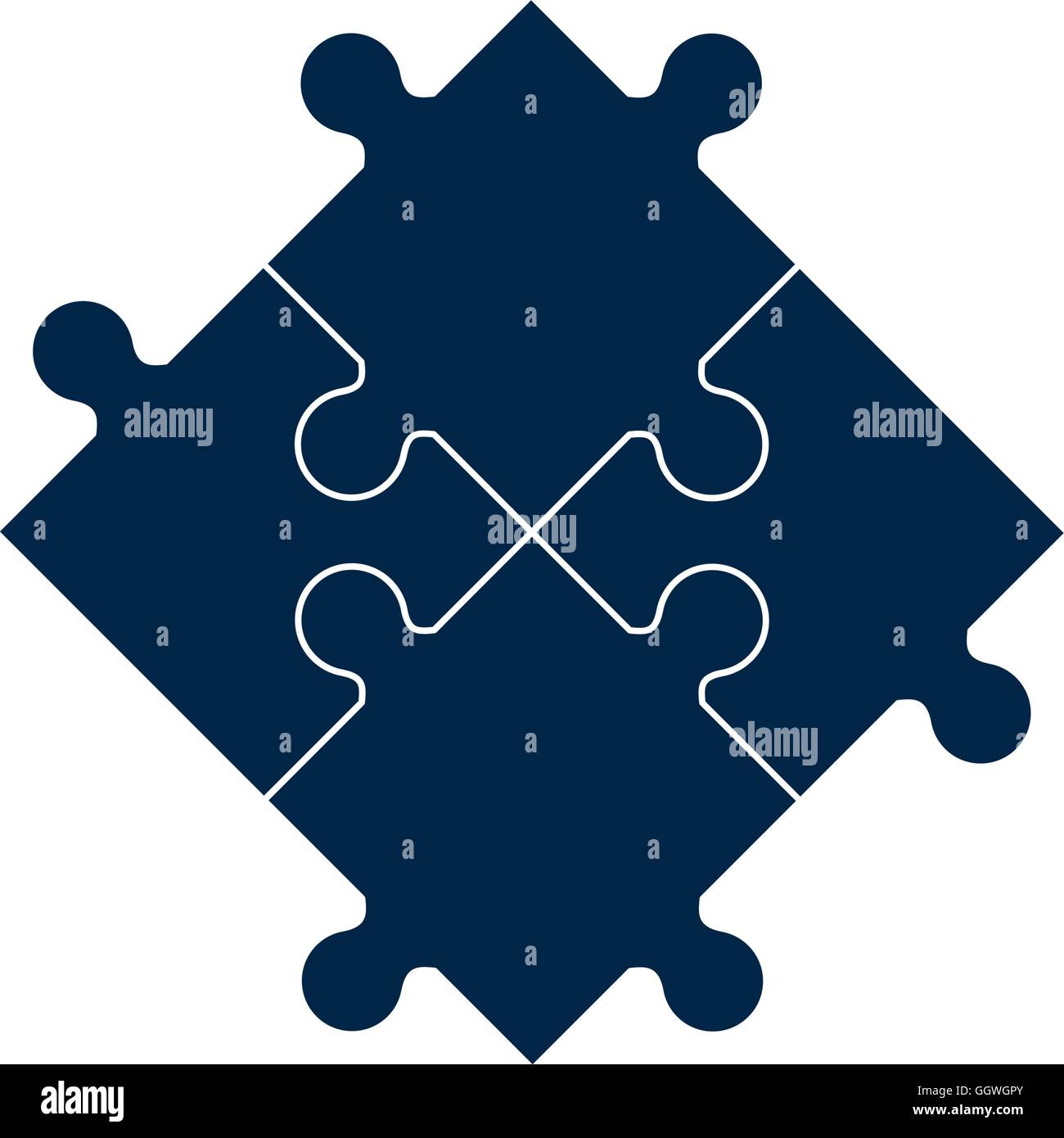 puzzle jigsaw game figure icon. Vector graphic Stock Vector Image & Art ...