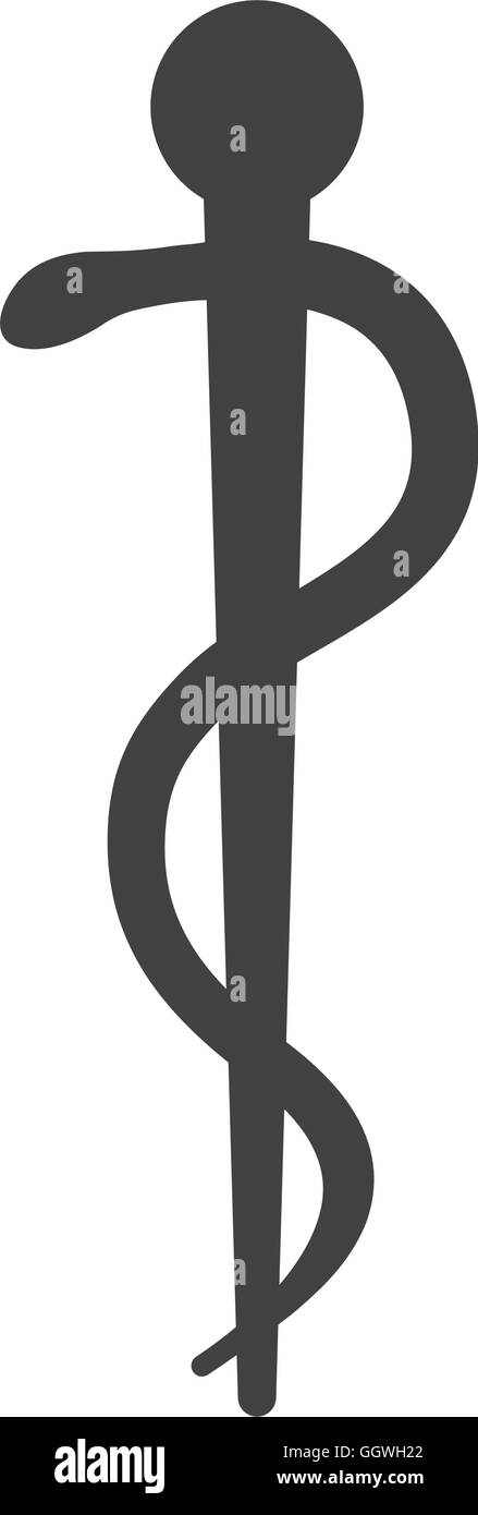 caduceus medical health care icon. Vector graphic Stock Vector Image ...