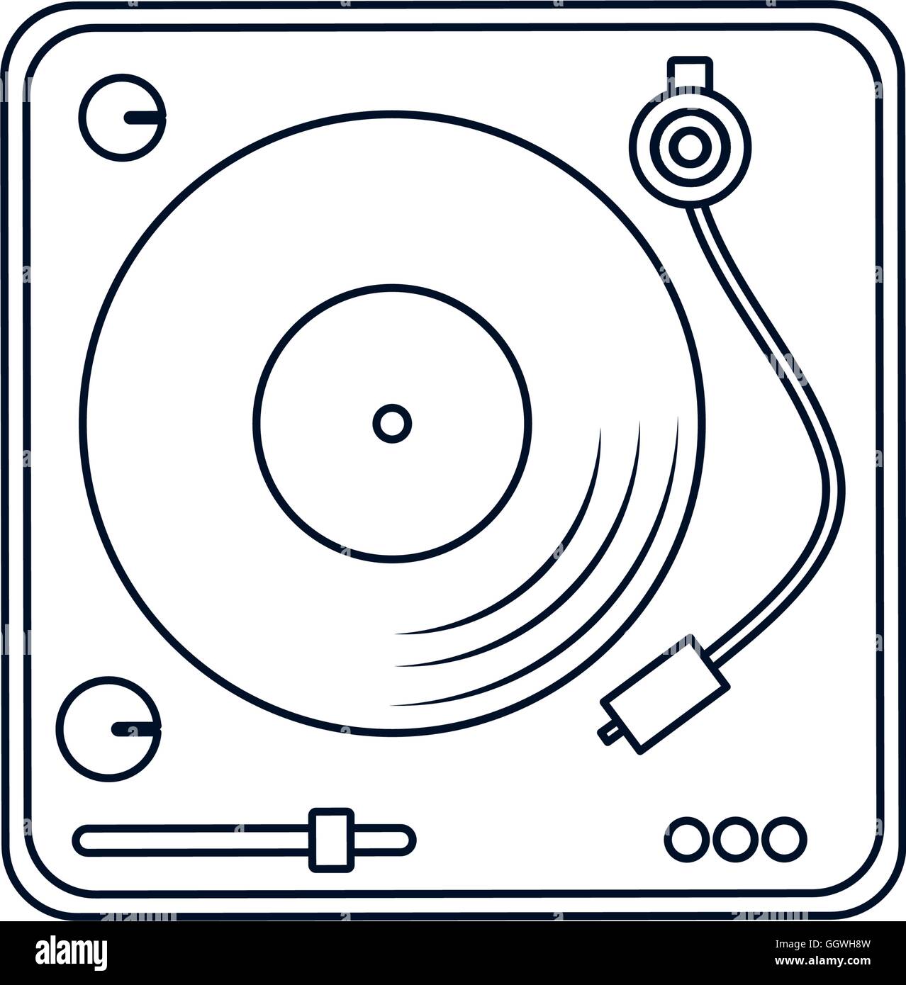 vinyl music sound icon. Vector graphic Stock Vector Image & Art - Alamy