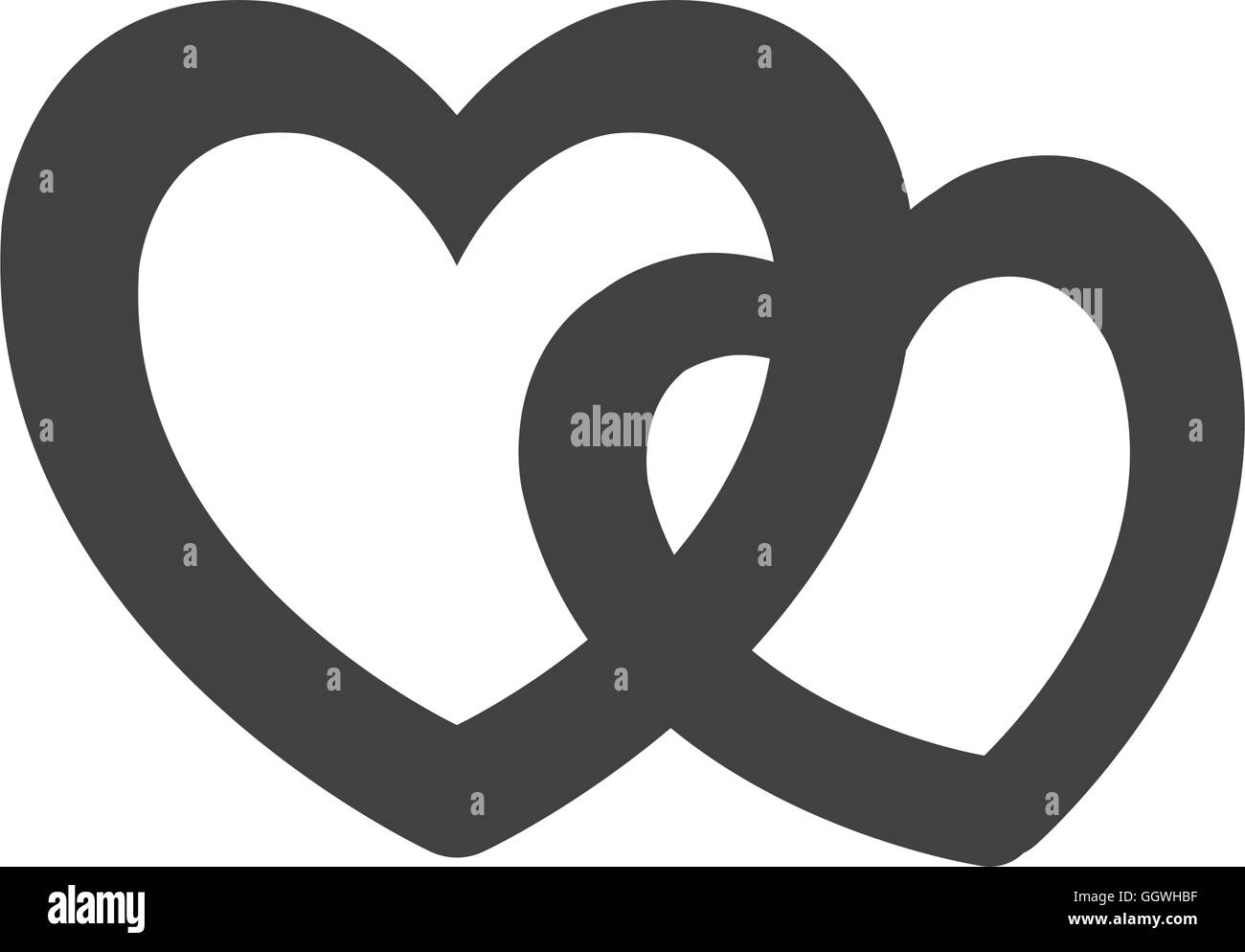 heart love romantic passion icon. Vector graphic Stock Vector Image ...