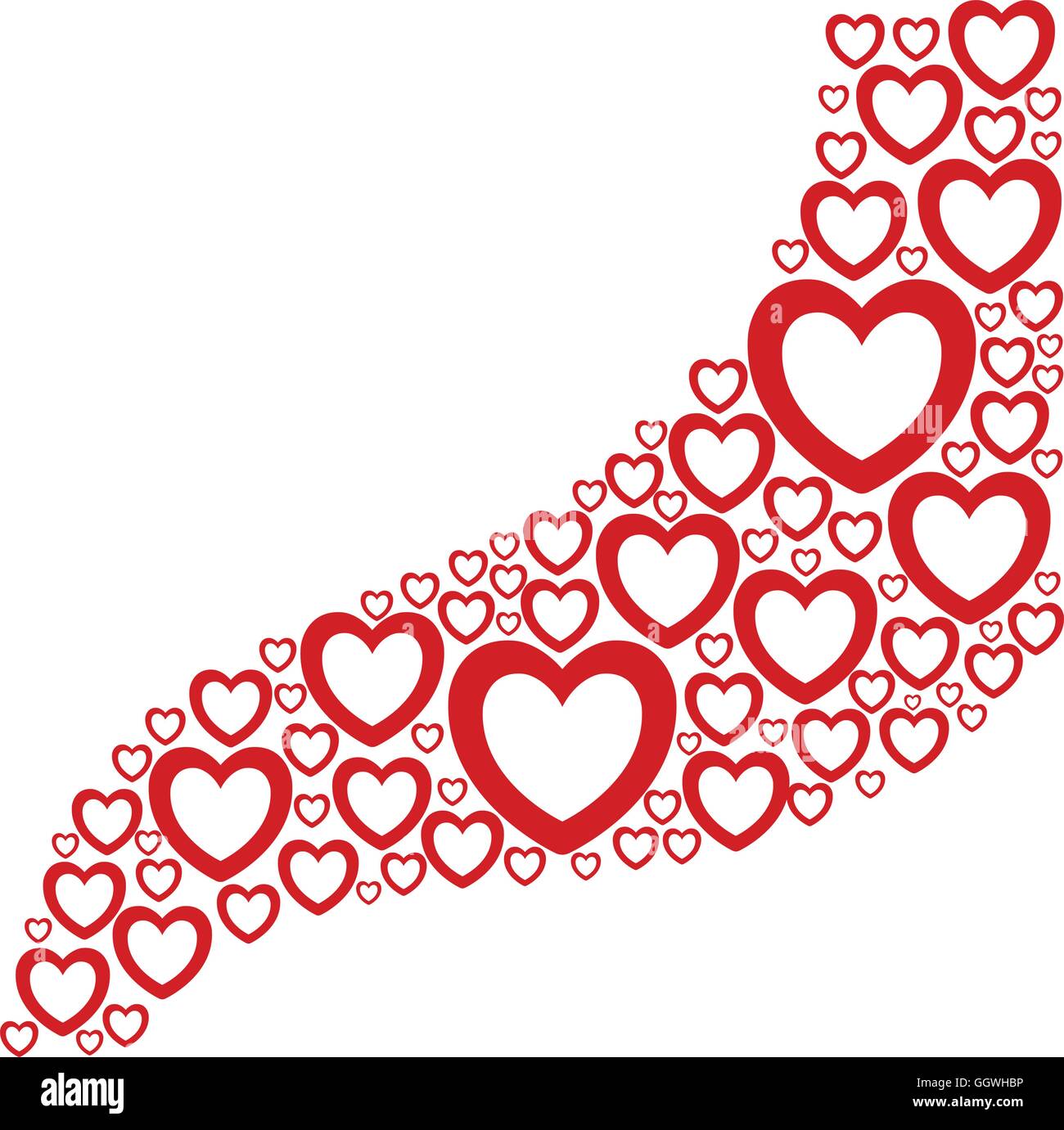 heart love romantic passion icon. Vector graphic Stock Vector Image ...