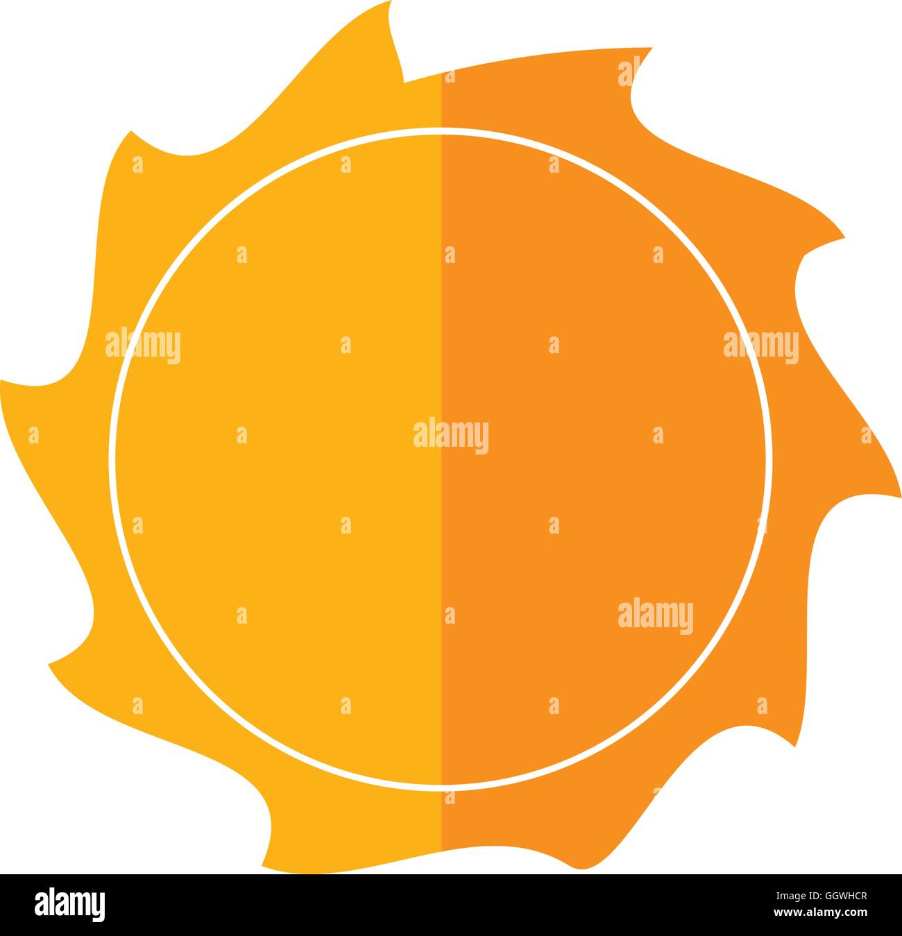 sunny sun abstract sunshine icon. Vector graphic Stock Vector Image ...