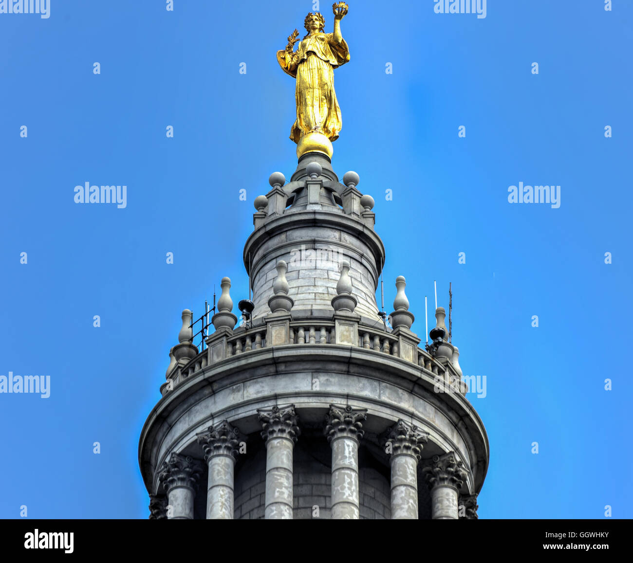 Civic Fame Statue on the Municipal Building in New York City, a 40