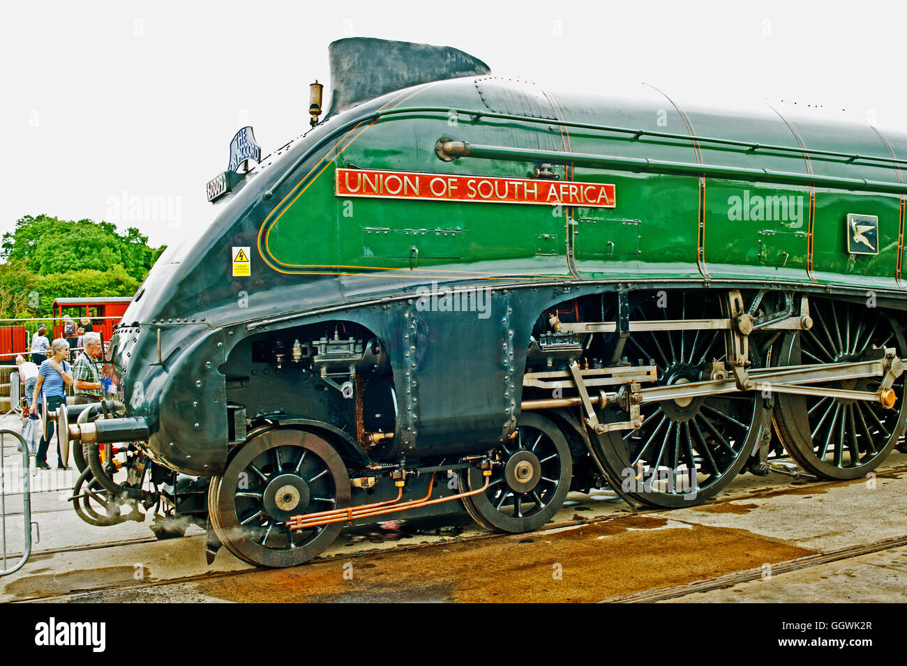 A4 Pacific No 60009 Union of South Africa at locomotion railway museum, Shildon Stock Photo