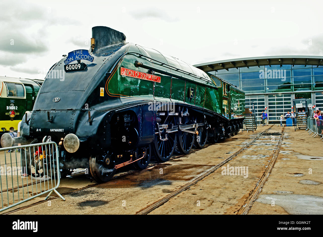 A4 Pacific No 60009 Union of South Africa at Locomotion Railway Museum at Shildon County Durham Stock Photo