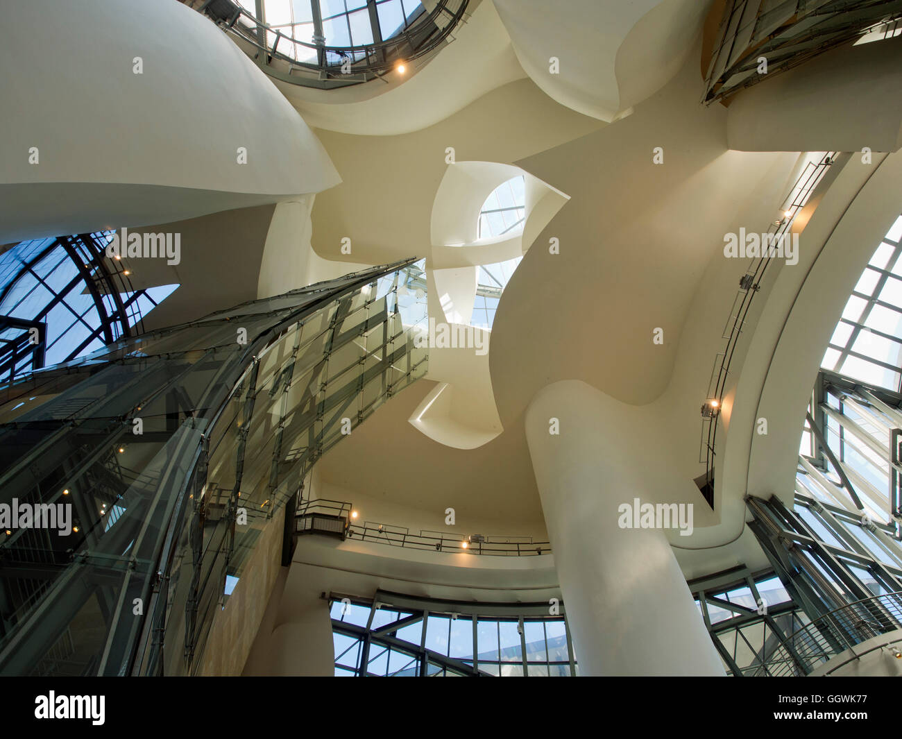 Inside the Guggenheim Museum, Bilbao 19 Stock Photo
