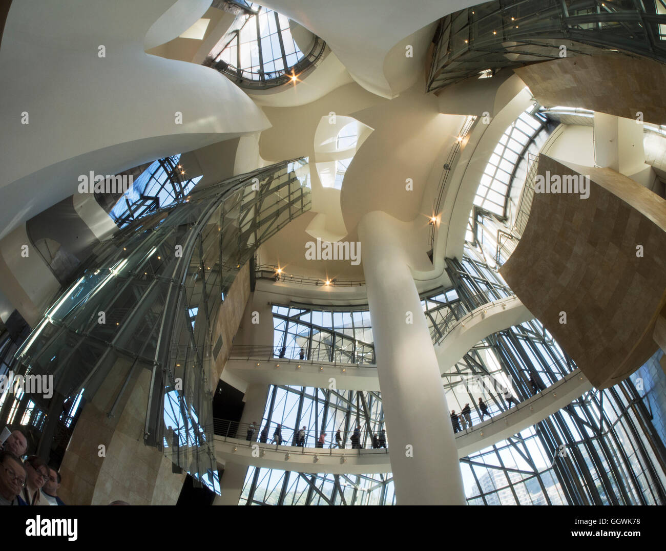 Inside the Guggenheim Museum, Bilbao 18 Stock Photo
