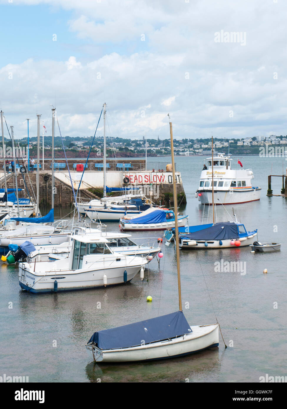 Harbour in Paignton Devon UK Stock Photo - Alamy