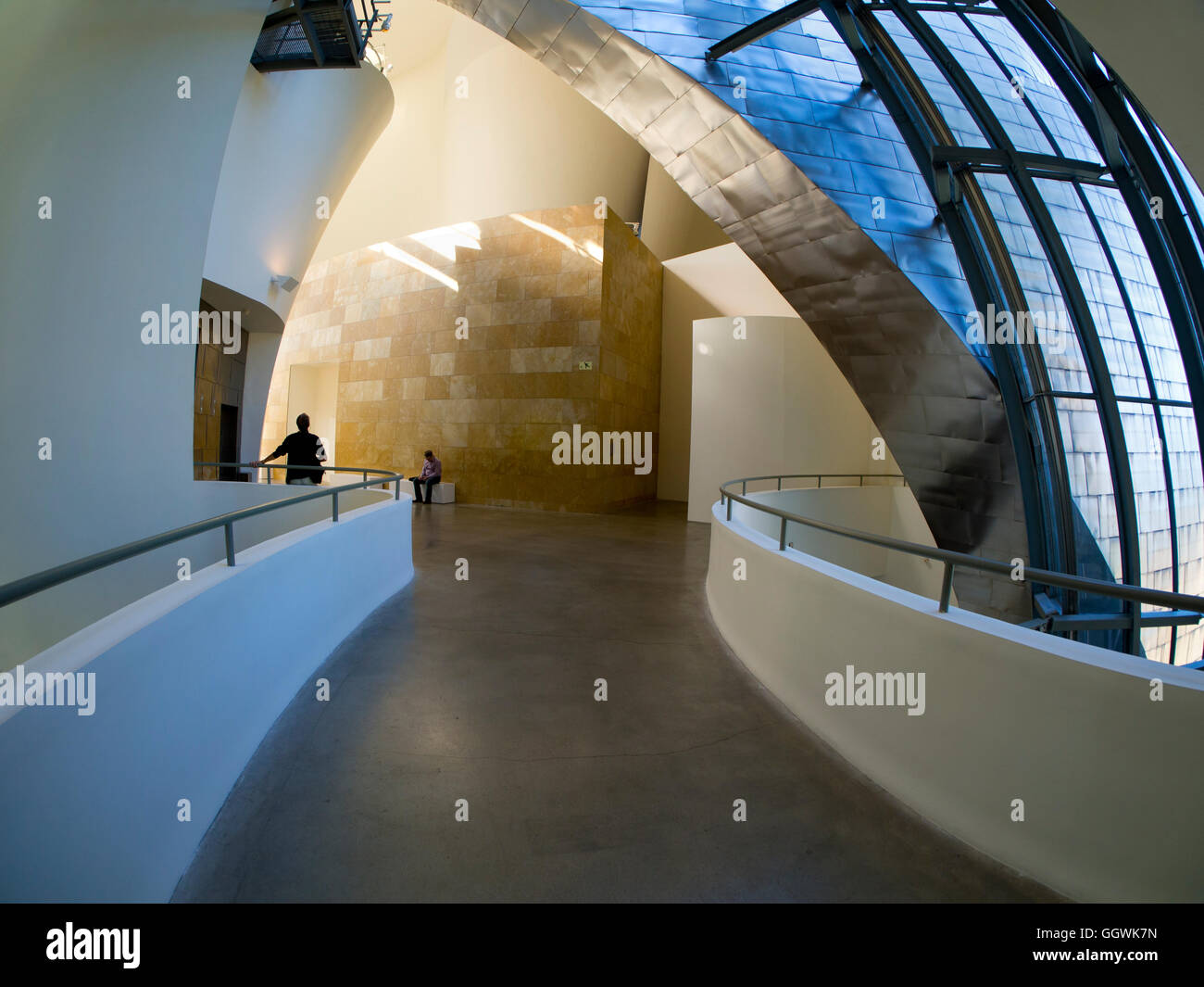 Inside the Guggenheim Museum, Bilbao 14 Stock Photo
